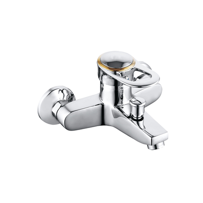 TPM-606102-Hochwertiges All-Kupfer-verdicktes Heiß- und Kaltwasser-Universal-Badezimmer-Waschbecken mit goldenem Ventilkern, 40-Duscharmatur