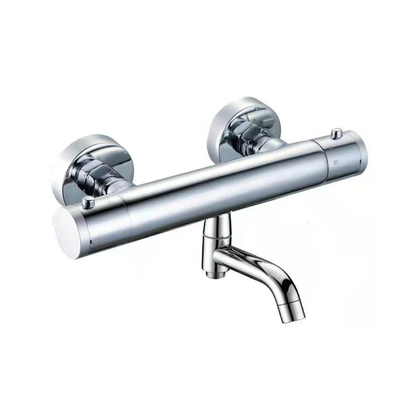 TPM-701102-Hochwertiger Vollkupfer-Thermostat-Duschhahn mit langem Auslauf für das Bad mit heißem und kaltem Wasser